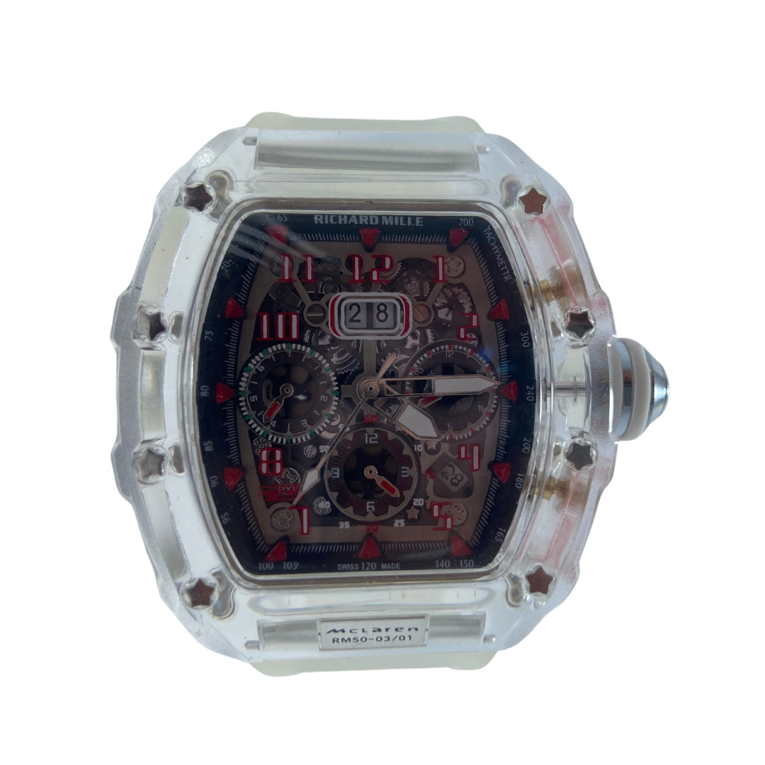 Relógio Richard Mille Transparente