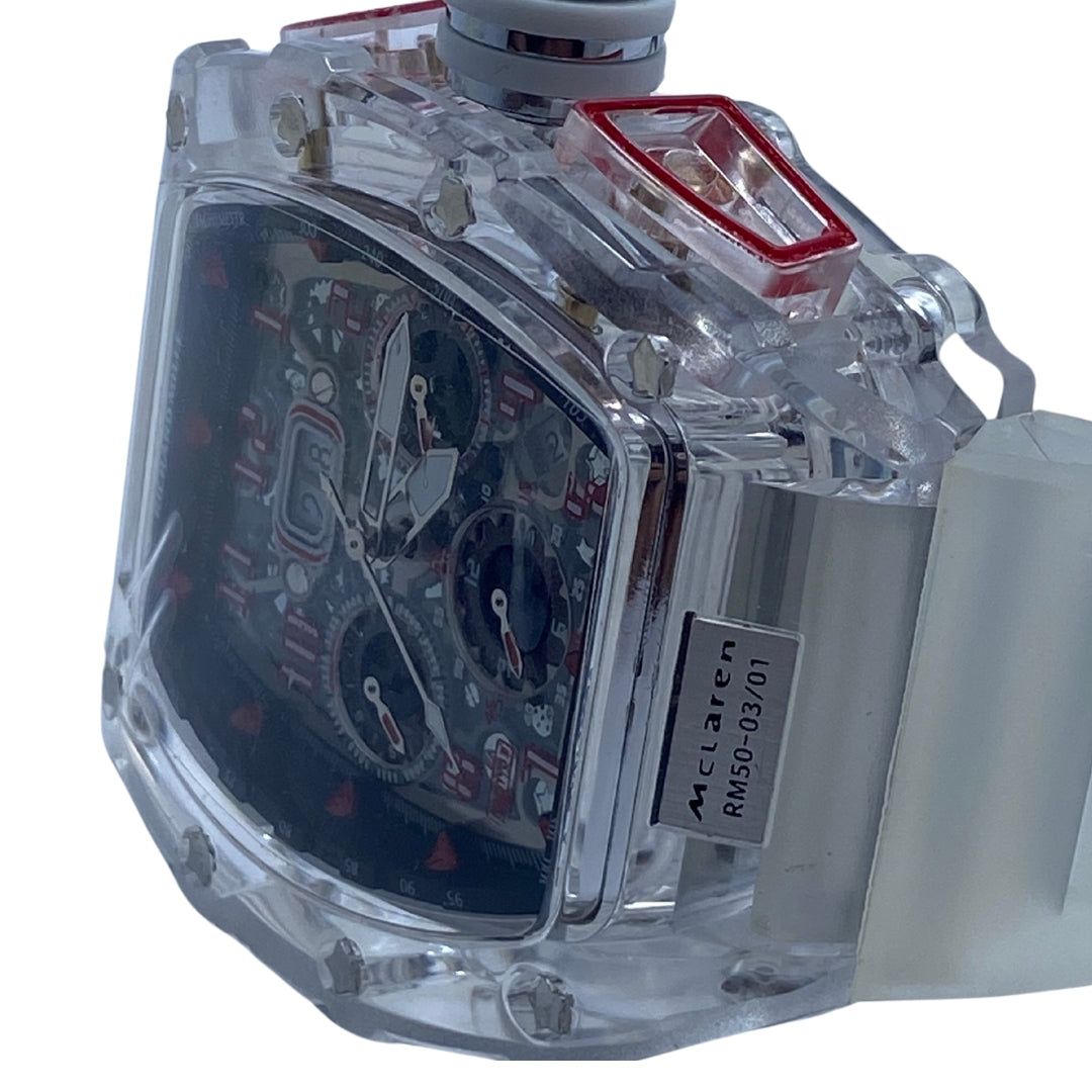 Relógio Richard Mille Transparente